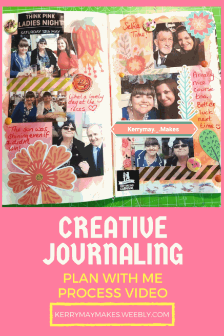 Plan With Me/Creative Journaling process video - Kerrymay._.Makes