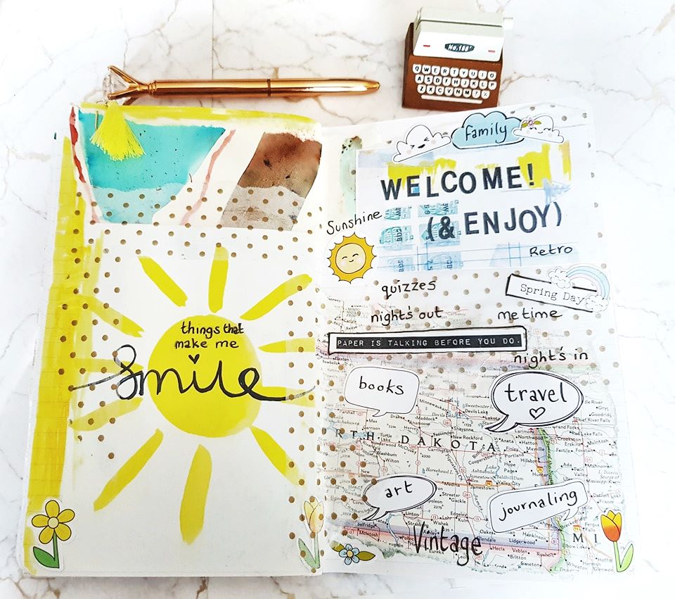 Scrapbooking Theme In Your Bullet Journal