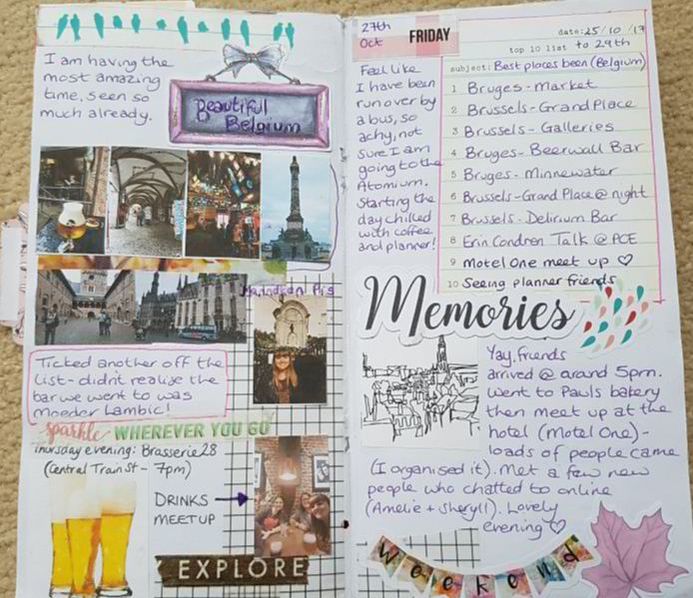 Memory keeping: My completed Plannercon Europe Creative journal . Inspired by Anna Brims online course on creating an 'Adventure Journal'. I will talk you through the basics of the course and how I got started on my Adventure journeys, right through to the finished product including my full creative journal flip throughs. Kerrymay._.Makes