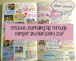 Creative Journal and Planner Flip Through of the Pamper and Plan weekend - Kerrymay._.Makes