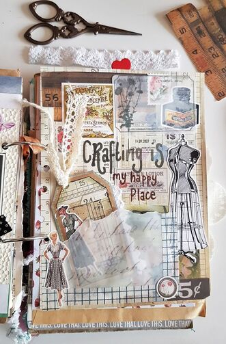 Creative Ideas for Art Journal Pages for the New Year - Look between the  lines