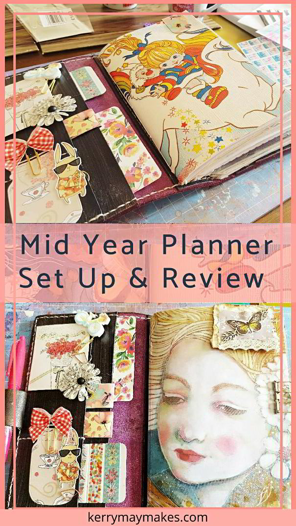 My mid year and current Planner / Travelers Notebook set up using Cocoa Daisy and a personalised dashboard #plannersetup #travelersnotebook Kerrymay._.Makes