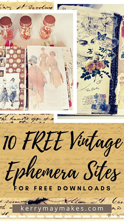 Vintage Ephemera Printables for Art Journaling and Planners (10 Free  Digital Sites)