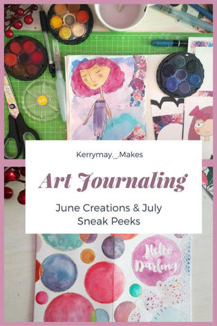 Sneak peeks into my art journaling creations and You Tube plans for my creative journals channel for the coming months. - Kerrymay._.Makes