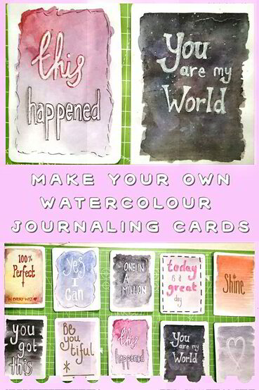 3x4 and 4x6 journaling cards mini tutorial and downloads - Kerrymay._.Makes