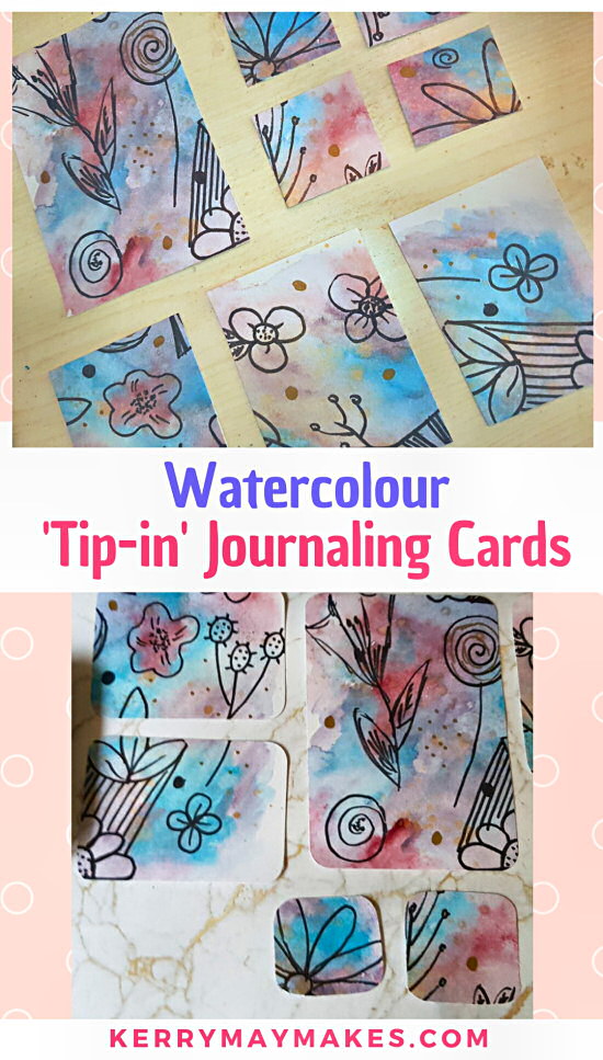 Watercolour tip in doodle journal cards, atc cards and art postcards; art process, inspired my Mrs Brimbles #watercolourvideo #atccards #watercolourjournalcards #artprocess