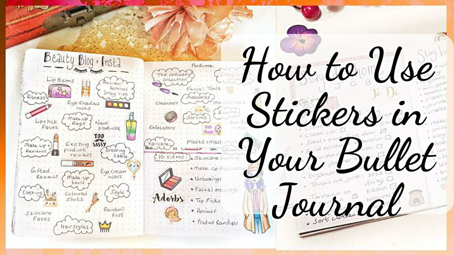 Bullet journal stickers for your planner UK and US