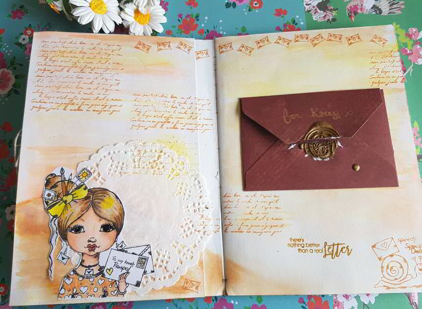 Completed Travelling Art Journal Challenge book and flip through from my Facebook group Kerrymay Makes A Mess #travellingartjournal #artjournal #artjournaling
