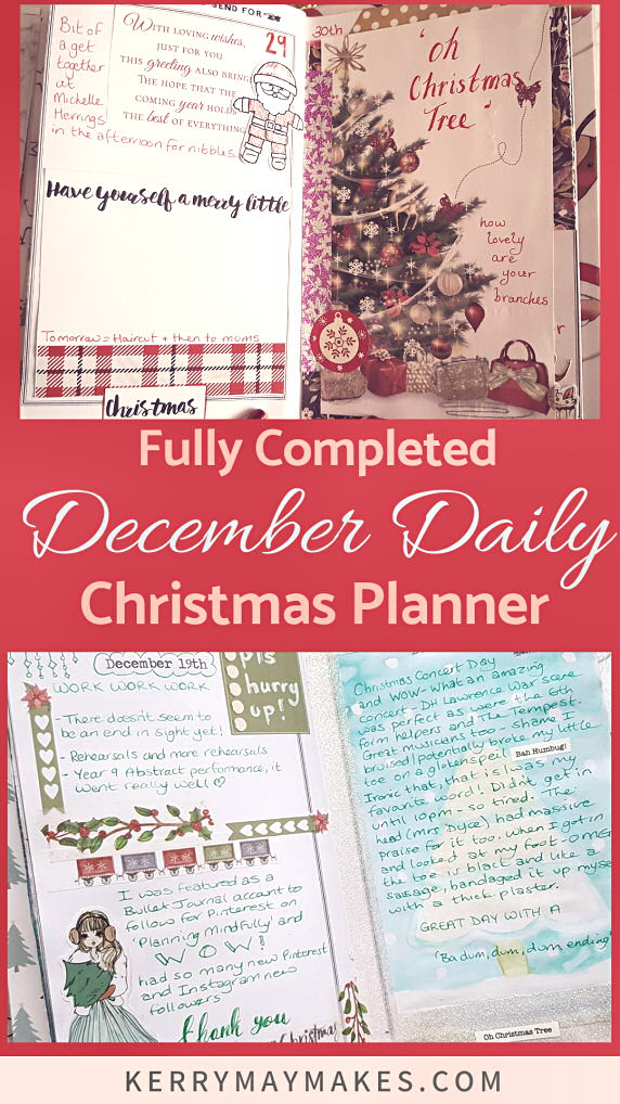 I have finally fully completed my 2017 December Daily in my Christmas travelers notebook. Have a watch of my flip through #decemberdaily #christmasplanner #plannerflipthrough