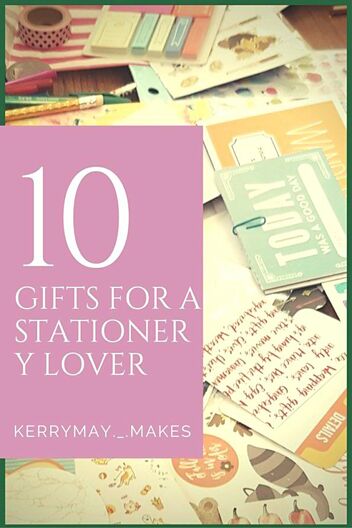 What to buy a stationery lover? Pens, notebooks, art equipment: Top Ten Gifts to buy - Kerrymay._.Makes