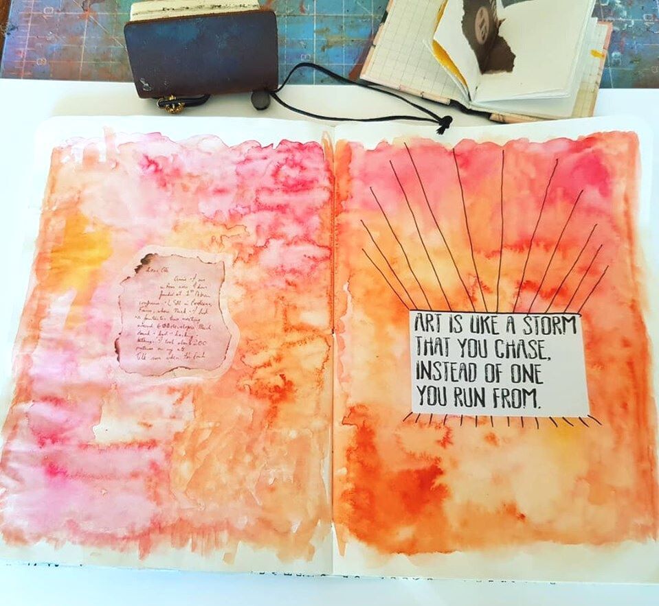 100 Art Journal Prompts and Journaling Ideas to inspire your creativity in your art journals, journaling and creative journals.