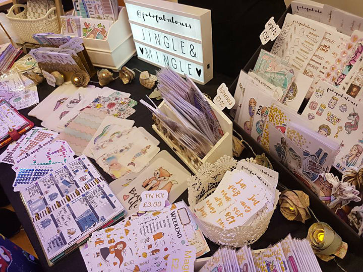 Mrs Brimbles Jingle and Mingle crafting and planner meet up. Such a lovely event, very relaxed and chilled out and full of crafting, planning, insert making and of course shopping for all things planners.