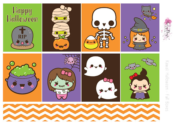 My Favourite Halloween and Autumn Planner Stickers, Printables and Ephemera - Kerrymay._.Makes
