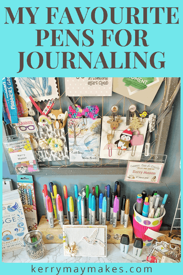 My favourite 5 pens for journaling - Here is some of my favourites to use in planners, planning and journaling