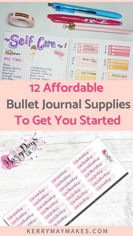 Bullet Journals are all the rage, if you haven't yet tried them then why not start now? I've compiled the perfect bullet journal resources guide to help you kick start your bujo planning. The resources would also make great gifts for a bullet journal lover #bulletjournal #bulletjournalresources #bujo 