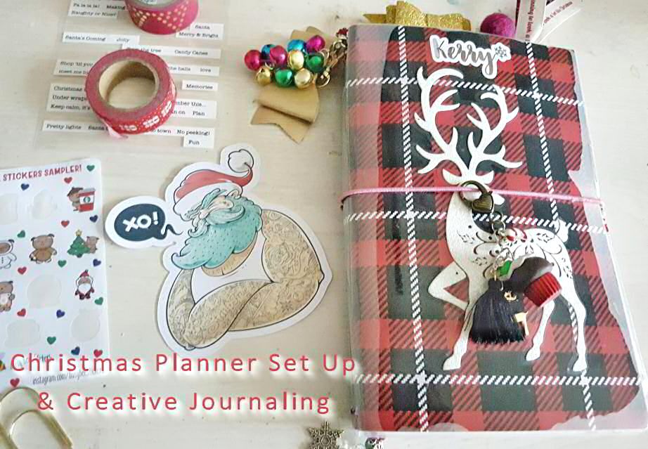 Flip through of my Christmas Planner / Travelers Notebook set up for 2018 & a bit of Creative Christmas journaling #christmasplannersetup #christmasplanner