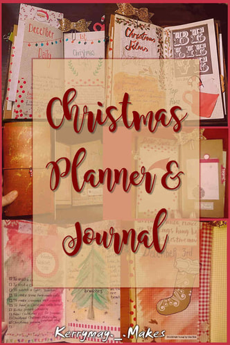 CHRISTMAS PLANNER & JOURNAL PEEK - Take a tour of my December Daily and Christmas Planner, complete with a video flip through - Kerrymay._.Makes