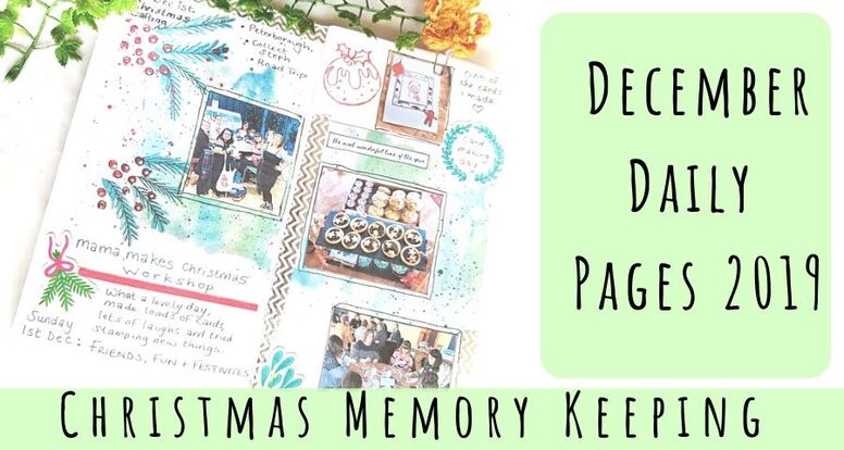 December Daily Pages 2019 & Christmas Planner Set Up