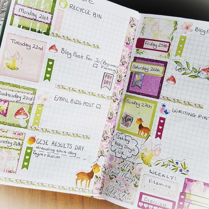 4 ways to use planner stickers in your planning (Guest post for Hazy Days UK) - Kerrymay._.Makes