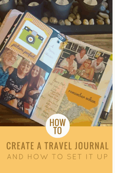 How to create a Travel Journal and how to set it up - Kerrymay._.Makes #traveljournal #creativejournal #travelplanner