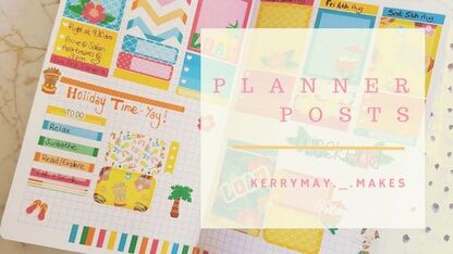 My planner blog posts for planner layouts, spread ideas, layouts, ideas and pretty pages. - Kerrymay._.Makes