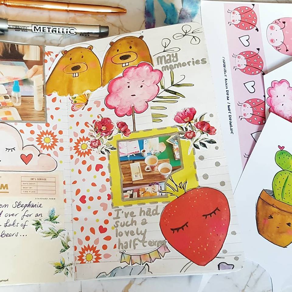 Smashbook Journaling: a walk through and quick guide into the 'stick anything' style of journaling and scrapbooking - Kerrymay._.Makes