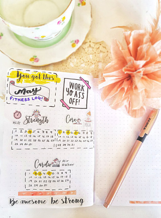 Bullet journals are all the range at the minute and have taken the planner world by storm. So how can you get a pretty layout if you really aren't that great at drawing the bujo style layouts yourself? With bujo stickers of course. #bulletjournalstickers #plannerstickers #bujostickers